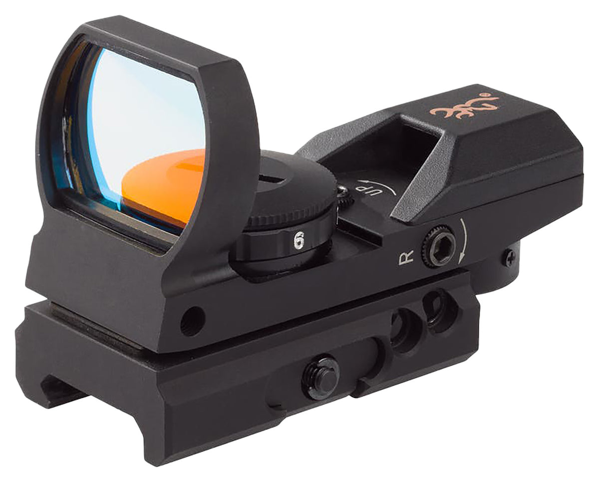 Browning 1290230 Buck Mark Reflex Sight Black Anodized 1x 3 MOA Red Dot Multi Reticle Rimfire Pistol/Rifle