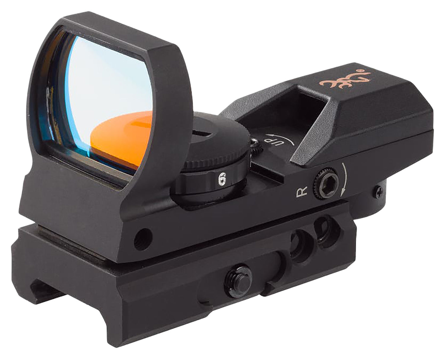 Browning 1290230 Buck Mark Reflex Sight Black Anodized 1x 3 MOA Red Dot Multi Reticle Rimfire Pistol/Rifle