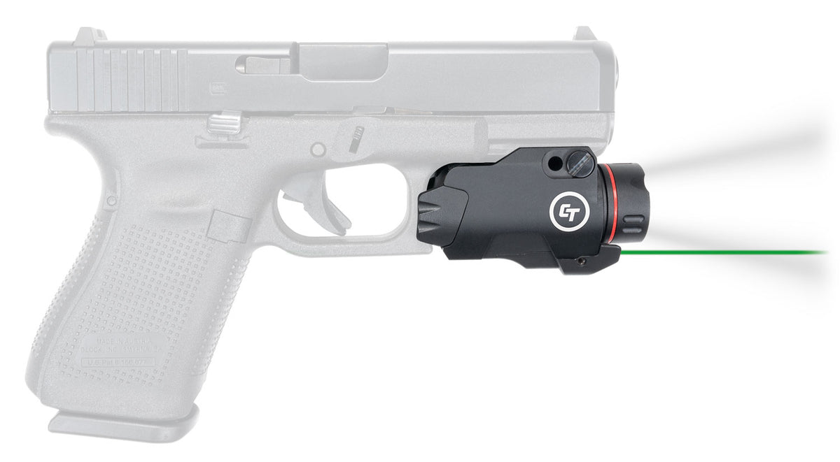 Crimson Trace 0177201 Rail Master Pro Green Laser/White Light 5mW/400 Lumens, Output 633nM Wavelength, Picatinny/Weaver Rail Mount