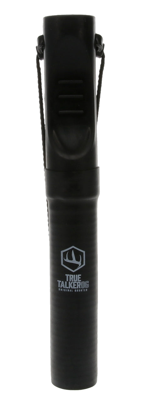 Hunters Specialties 100145 True Talker OG Open Call Attracts Deer, 5 Deer Vocalizations, Mature/Young Buck Grunts, Doe/Fawn Bleats & Aggressive Buck Growl, Black Rubber