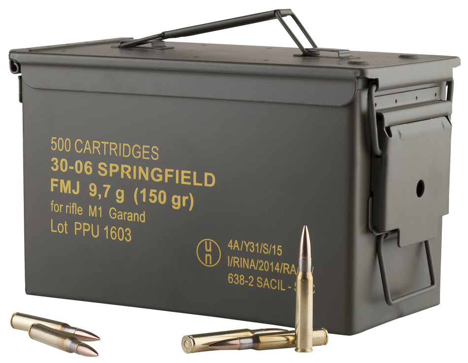 Prvi Partizan PP3006GMC  Full Metal Jacket 150 Grain .30-06 Springfield 2745 fps