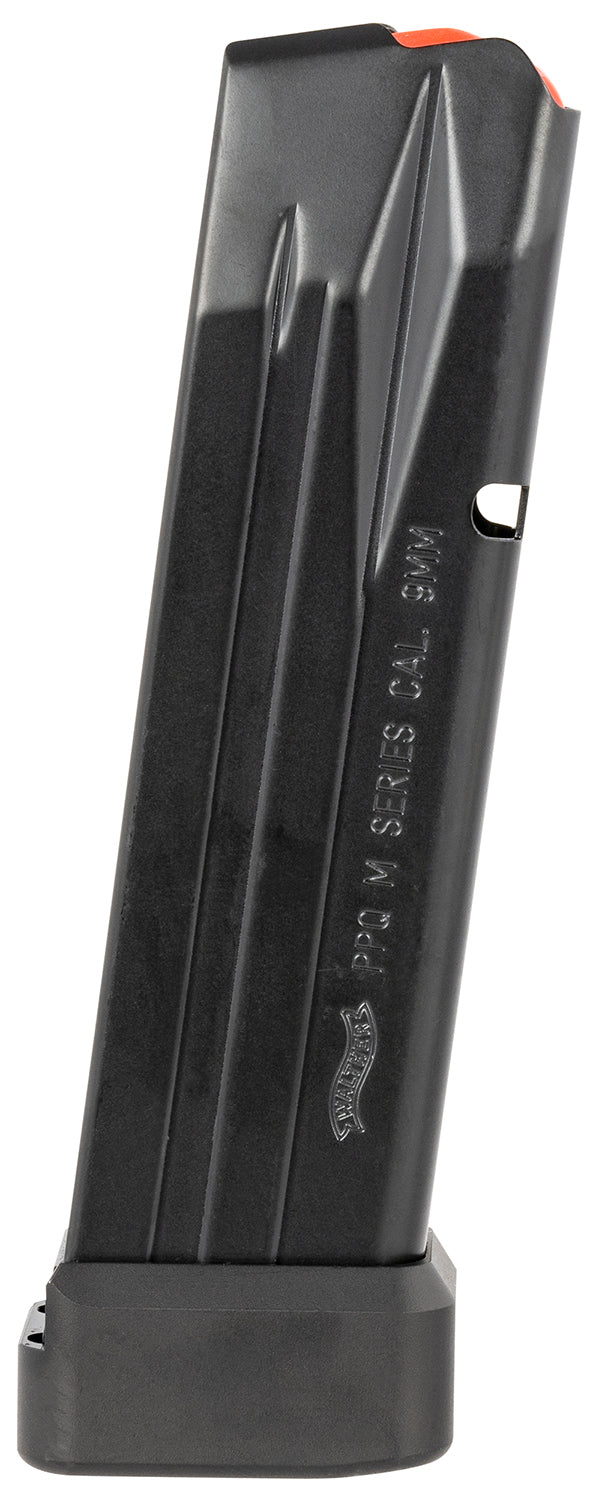 Walther Arms 2830400 PPQ 15rd/17rd 9mm Luger Fits Walther PPQ M2/SF Pro Black Steel
