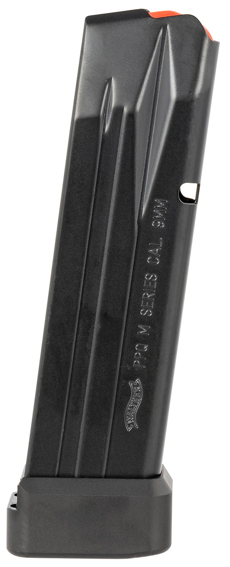 Walther Arms 2830400 PPQ 15rd/17rd 9mm Luger Fits Walther PPQ M2/SF Pro Black Steel