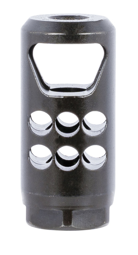 Ruger 90698 Hybrid Muzzle Brake 35 Caliber Black Matte Steel with 1/2"-28 tpi Threads, 2.20" OAL & 1" Diameter