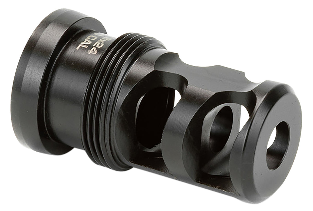 Griffin Armament TMPB30C5824 Paladin 2 Port Taper Mount Black Melonite QPQ 17-4 Stainless Steel with 5/8"-24 tpi Threads, 1.88" OAL & 1.07" Diameter for 30 Cal
