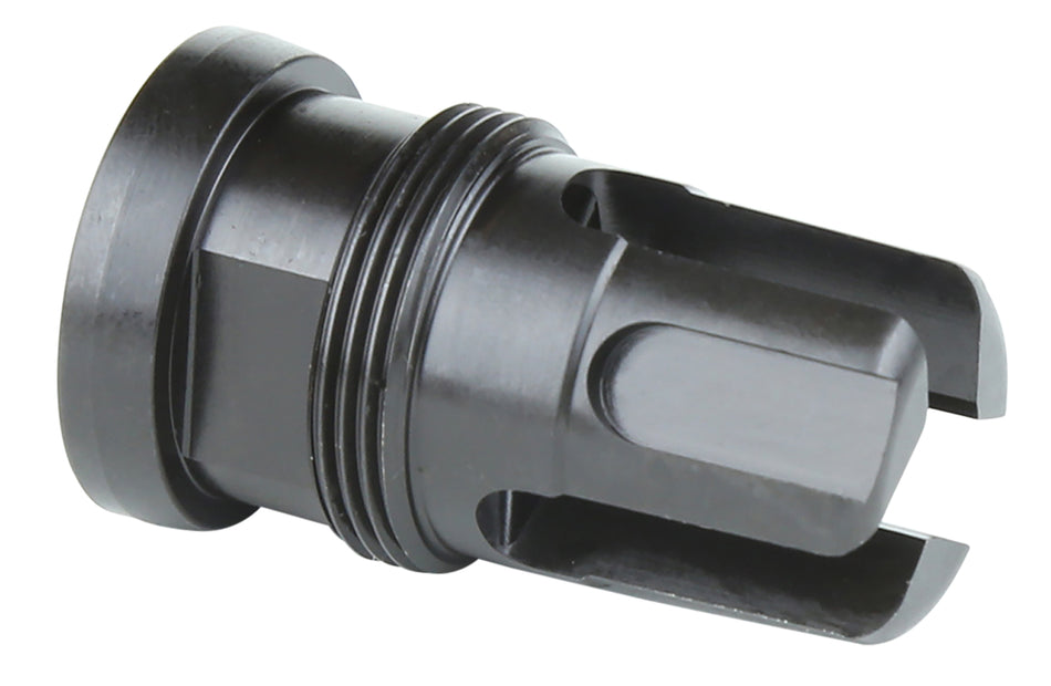 Griffin Armament TMMFH1228 Minimalist Taper Mount Flash Suppressor Black 17-4 Stainless Steel with 1/2"-28 tpi Threads, 1.80" OAL & 1.07" Diameter for 5.56x45mm NATO