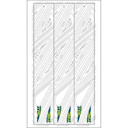 TAC Vanes Arrow Specific Wraps White Size B 4.625 13 pk.