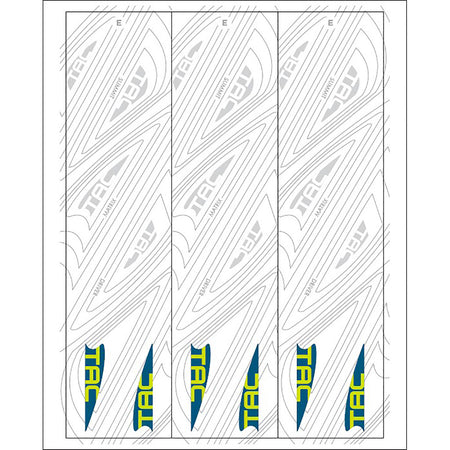 TAC Vanes Arrow Specific Wraps White Size E 4.675 13 pk.