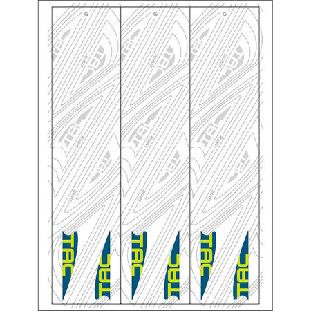 TAC Vanes Arrow Specific Wraps White Size G 5.5 13 pk.