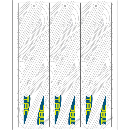 TAC Vanes Arrow Specific Wraps White Size H 5.5 13 pk.
