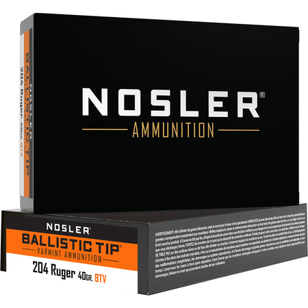 Nosler 61021 Varmint Ballistic Tip SP 40 Grain .204 Ruger
