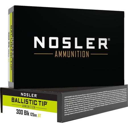 Nosler .300 AAC Blackout 125gr Ballistic Tip Ammo