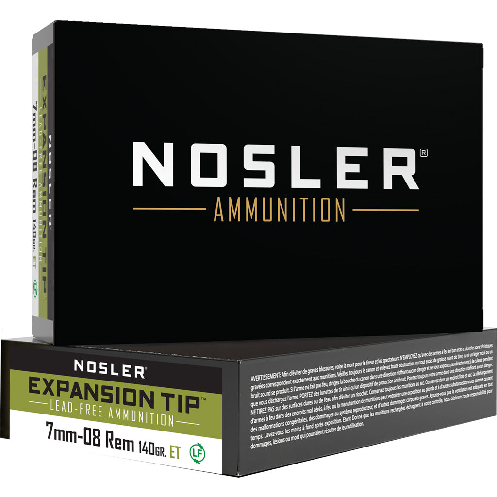 Nosler 7mm-08 Remington 140gr Expansion Tip SP Ammo