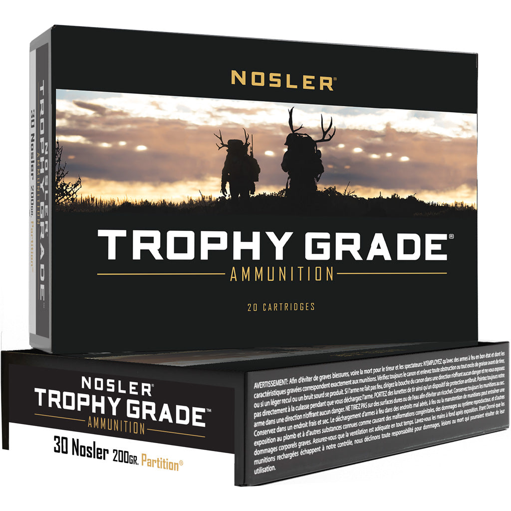 Nosler .30 Nosler Trophy Grade 200gr JSP Ammo