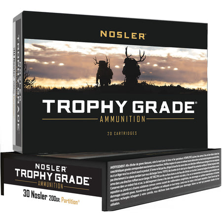 Nosler .30 Nosler Trophy Grade 200gr JSP Ammo