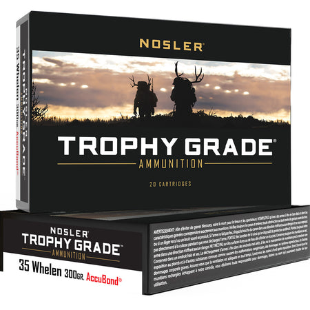 Nosler .35 Whelen Trophy Grade 225gr PolyTip Ammo
