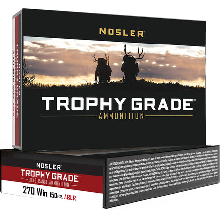 Nosler 60125 Trophy Grade Nosler Spitzer AccuBond Long Range 150 Grain .270 Winchester 2850 fps