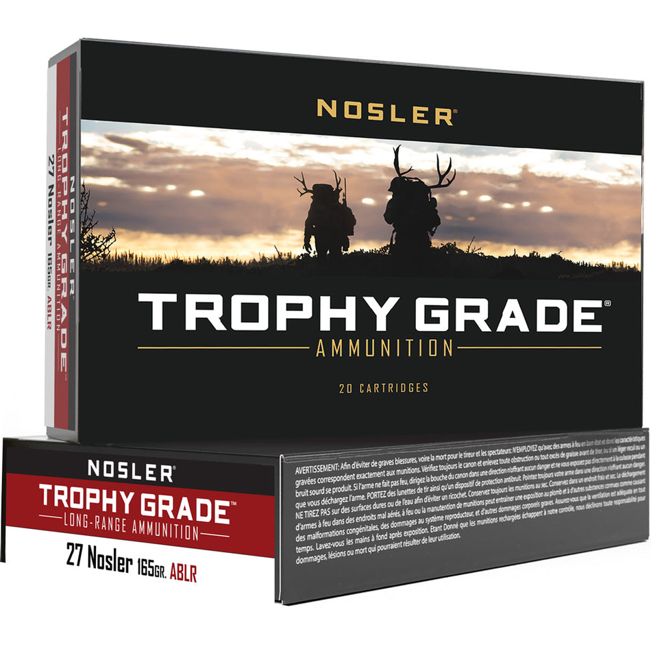 Nosler .27 Nosler Trophy Grade 165gr AccuBond Long Range Ammo