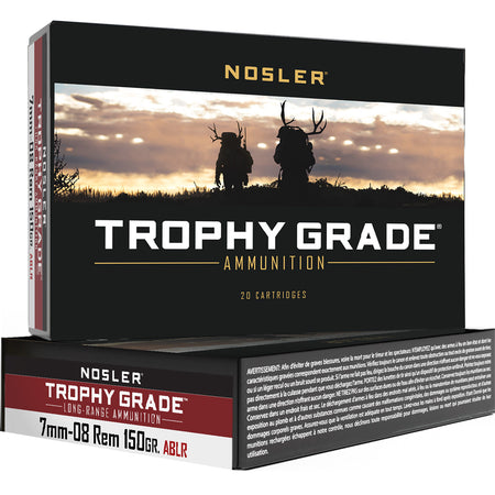 Nosler 7mm-08 Rem Trophy Grade 150gr AccuBond Long Range Ammo