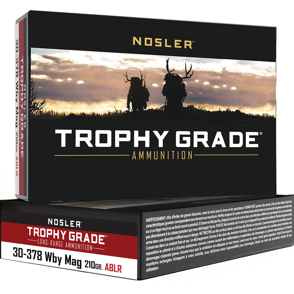 Nosler .30-378 Weatherby Mag Trophy Grade 210gr AccuBond Long Range Ammo