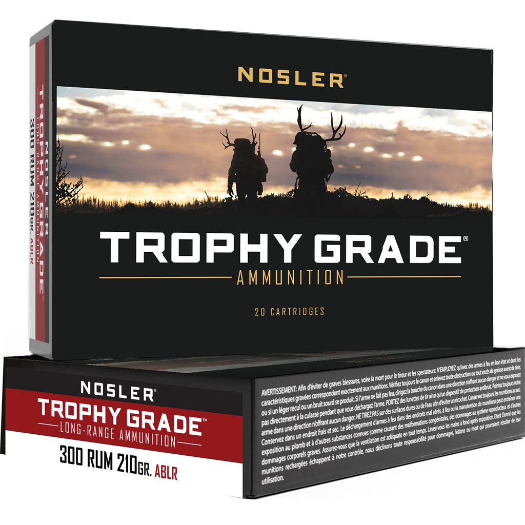 Nosler 60129 Trophy Grade Nosler Spitzer AccuBond Long Range 210 Grain .300 RUM 2920 fps