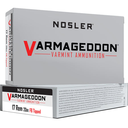 Nosler .17 Remington Varmageddon 20gr PolyTip Ammo