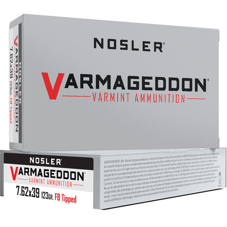 Nosler 7.62x39mm Varmageddon 123gr PolyTip Ammo