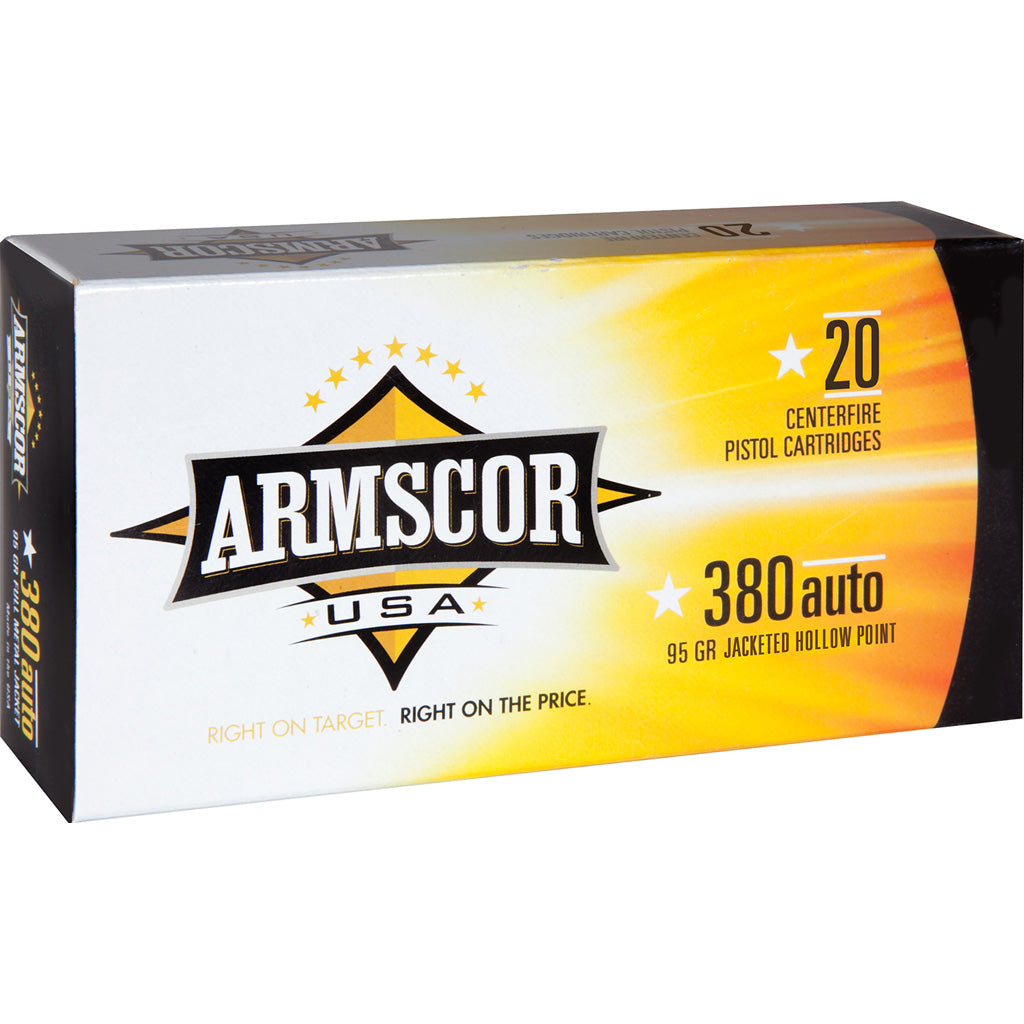 Armscor .380 ACP/Auto USA Competition 95gr JHP Ammo
