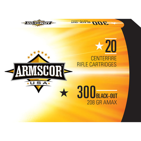 Armscor .300 AAC Blackout 208gr Subsonic A-Max Ammo