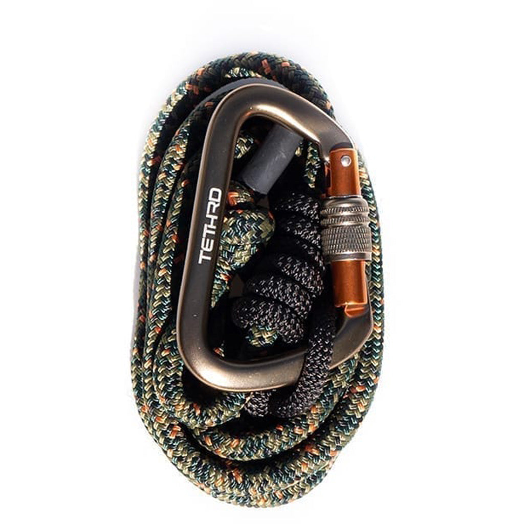 Tethrd Lineman Rope 8mm – Black Basin
