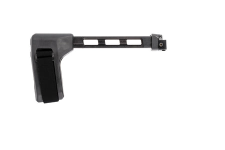 SB Tactical FS1913A01SB SBT Side Folding Black Synthetic with Hinge, 9.25" OAL & Nylon Strap for AR-Platform with 1913 Picatinny Rail (Tube Not Included)