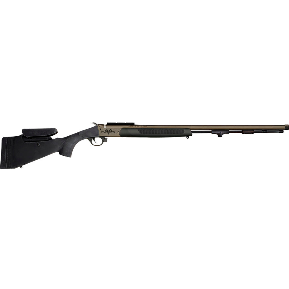 Traditions R74660450B Pursuit XT Pro 50 Cal Tungsten Cerakote 26" Fluted/Threaded w/VAPR Twist Barrel, Black Adj Cheek Piece & LOP Synthetic Stock