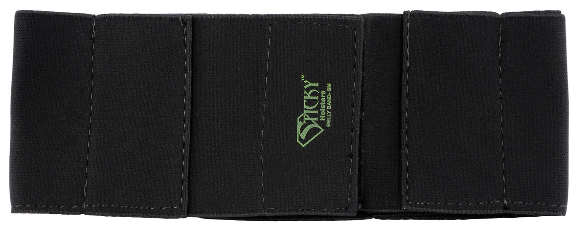 Sticky Holsters BBSM Belly Band Black Small Elastic 24"-34"