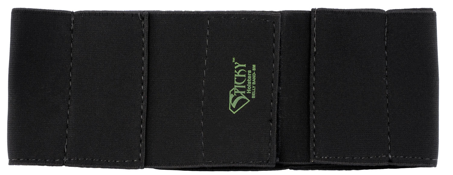 Sticky Holsters BBSM Belly Band Black Small Elastic 24"-34"
