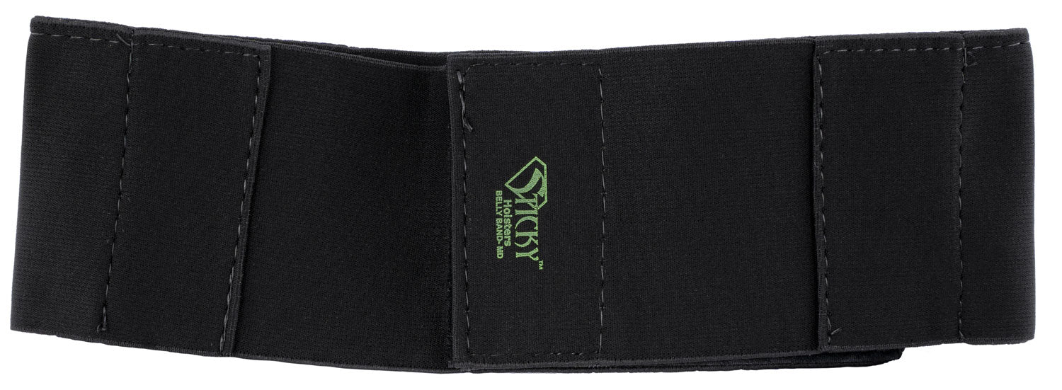 Sticky Holsters BBMD Belly Band Black Medium Elastic 32"-42"