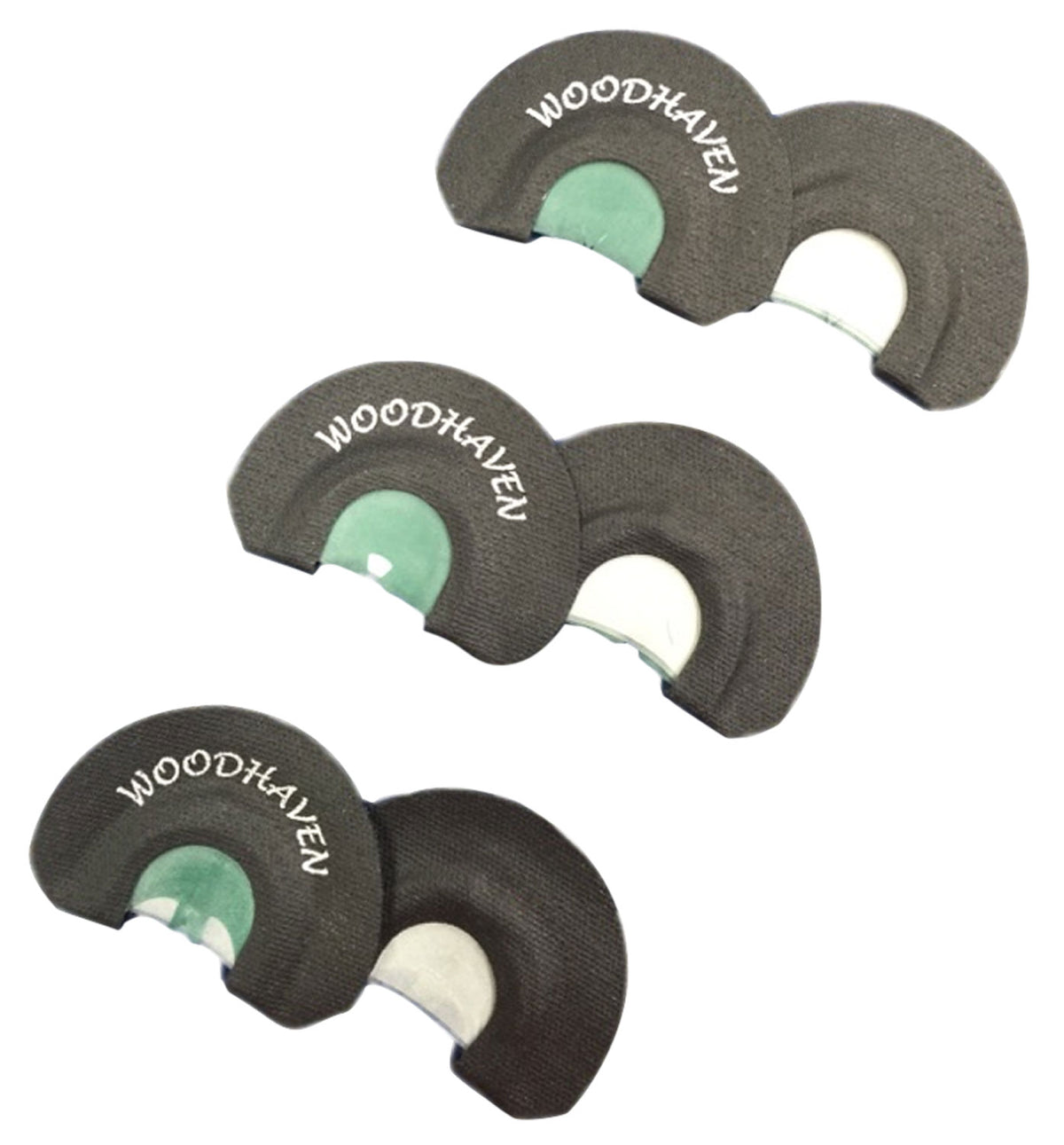 Woodhaven WH091 Ninja Diaphragm Call Triple Reed Attracts Turkeys Black 3 Per Pkg