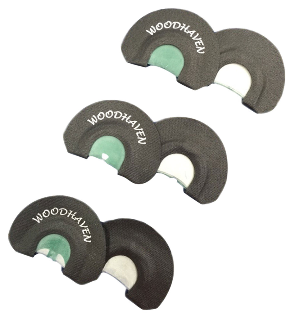 Woodhaven WH091 Ninja Diaphragm Call Triple Reed Attracts Turkeys Black 3 Per Pkg
