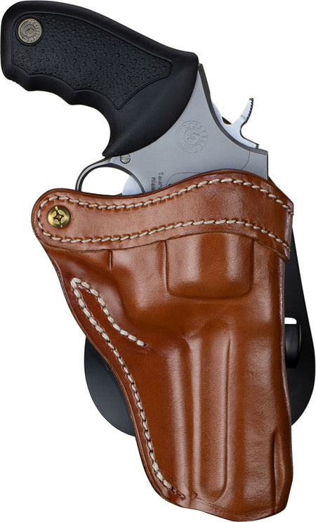 1791 Gunleather PDHR2CBRR RVH2 OWB Classic Brown Leather Paddle Fits Ruger GP100 Right Hand