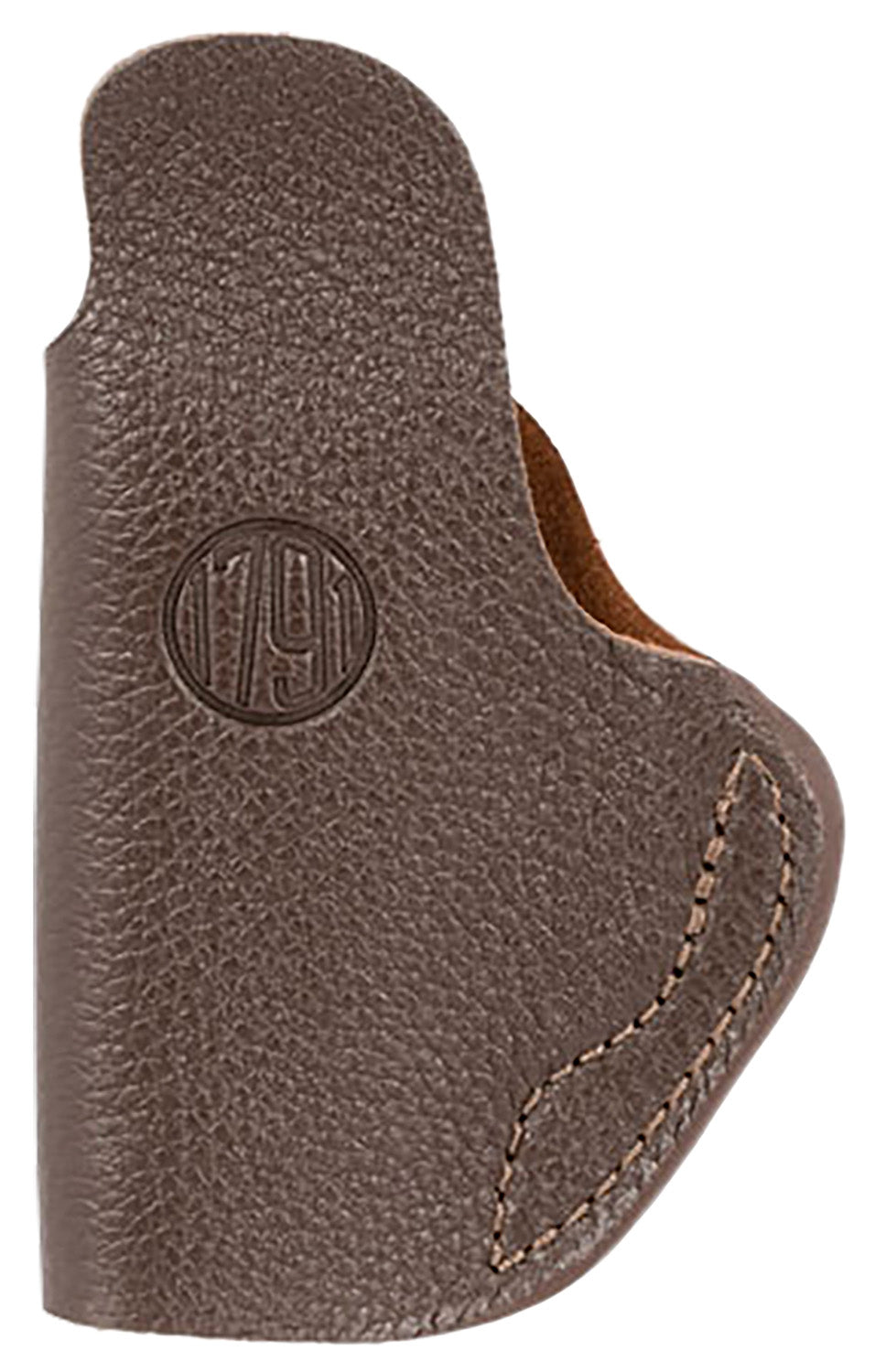 1791 Gunleather FCD1BRWR Fair Chase IWB Size 01 Classic Brown Deer Hide Belt Clip Fits Ruger LCP 380/S&W Bodyguard Right Hand