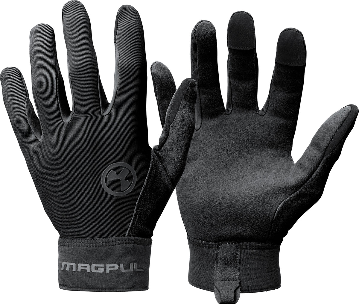 Magpul MAG1014-001 Technical 2.0 Gloves Black Touchscreen Synthetic/Suede Large