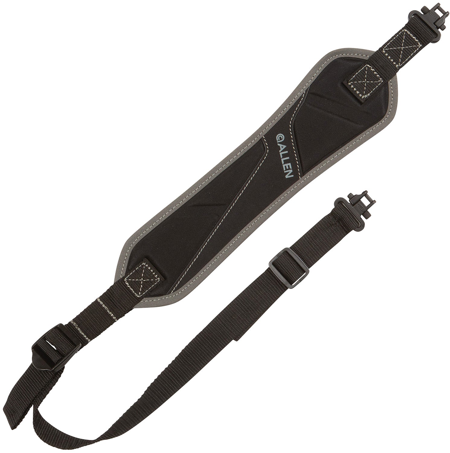 Allen 8284 Glenwood Lightweight Black Nylon Webbing with Foam Padding Rifle/Shotgun