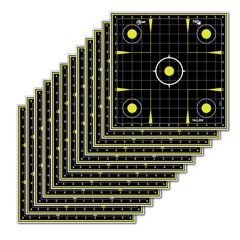 EZ-Aim 15211 Splash Reactive Sight - In - Grid Non-Adhesive 12 Pack