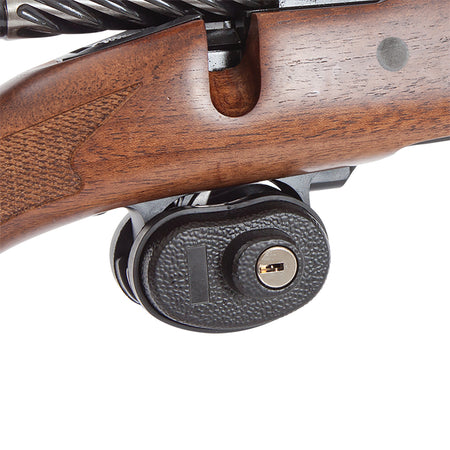 Allen 15415 Trigger Lock Open With Key Black Steel Firearm Fit- Handgun/Rifle/Shotgun 026509009016