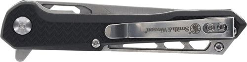S&W KNIFE TACTICAL FOLDER 3" BLACK/SS PROMO Q3 25'<