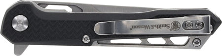 S&W KNIFE TACTICAL FOLDER 3" BLACK/SS PROMO Q3 25'<