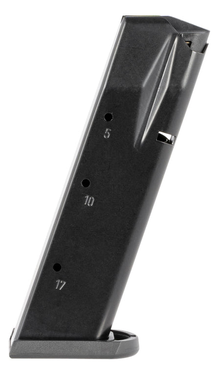 Mec-Gar MGWIT9SFAFC Standard 17rd 9mm Luger Fits Tanfoglio Witness Small Frame Blued w/Anti-Friction Coating Carbon Steel