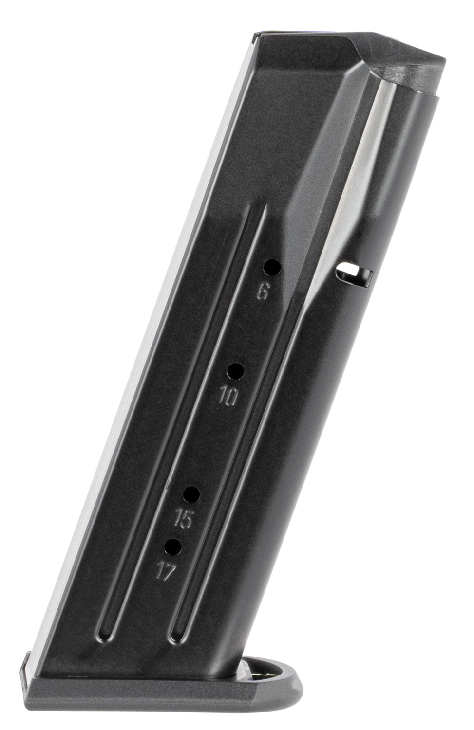 Mec-Gar MGWIT38LFAFC Standard Blued w/ Anti-Friction Coating Detachable 17rd 38 Super for Tanfoglio Witness Large Frame