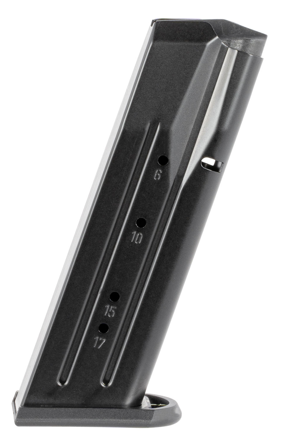 Mec-Gar MGWIT38LFAFC Standard Blued w/ Anti-Friction Coating Detachable 17rd 38 Super for Tanfoglio Witness Large Frame