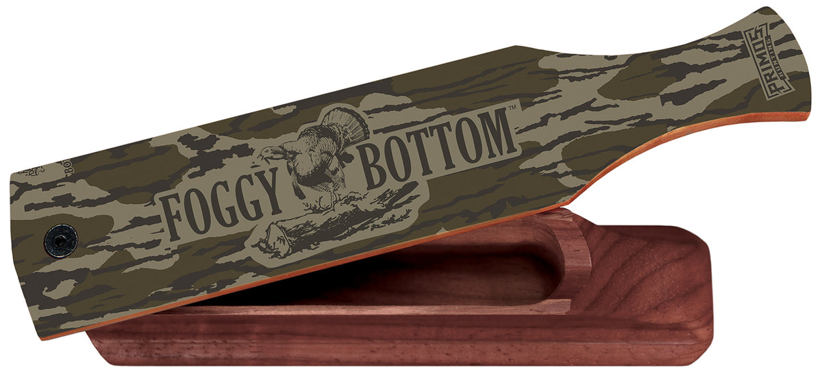 Primos PS2960 Foggy Bottom Box Call Turkey Hen Sounds Attracts Turkeys Mossy Oak Original BottomLand Wood