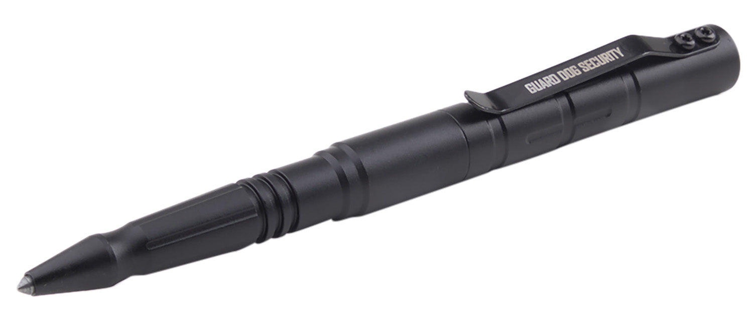 Guard Dog TPGDE1000BK Tactical Pen Black Aluminum Includes Pocket Clip